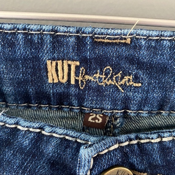 Kut From The Kloth Bootcut Denim Jeans Sz 2 Short - Picture 2 of 9